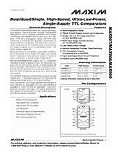 DataSheet MAX907 pdf